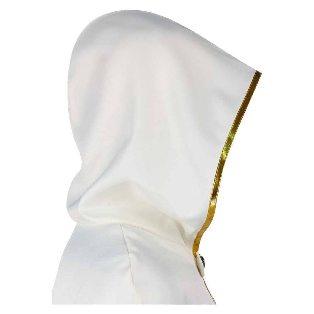 Octopath Traveler Temenos Mistral White Cloak Cosplay Costume Halloween Carnival Outfit