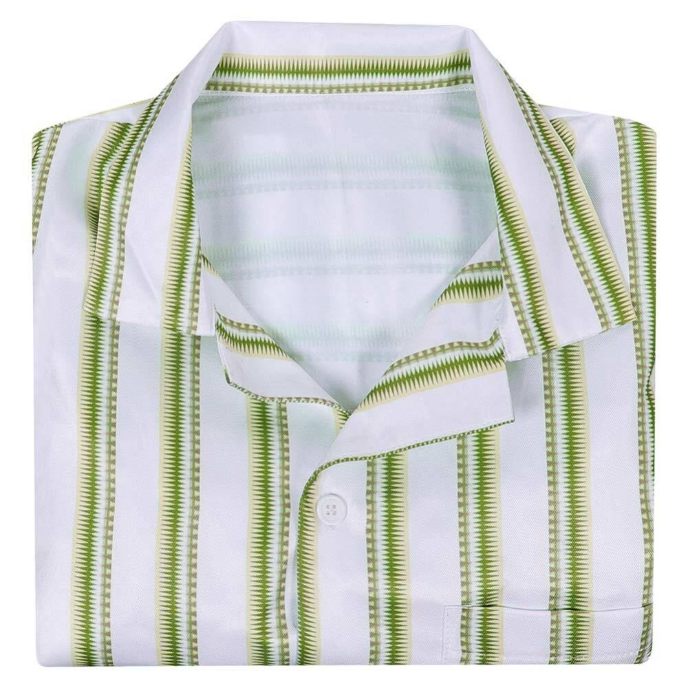 Obsession Bear Chemise Rayée Verte Costume Cosplay Halloween Carnaval