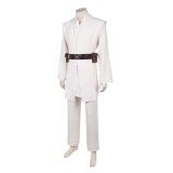 Costume de cosplay blanc d'Obi-Wan Kenobi pour Halloween et carnaval