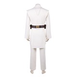 Costume de cosplay blanc d'Obi-Wan Kenobi pour Halloween et carnaval