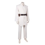 Costume de cosplay blanc d'Obi-Wan Kenobi pour Halloween et carnaval