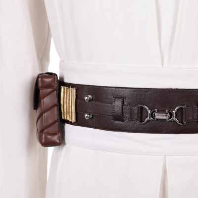 Costume de cosplay blanc d'Obi-Wan Kenobi pour Halloween et carnaval