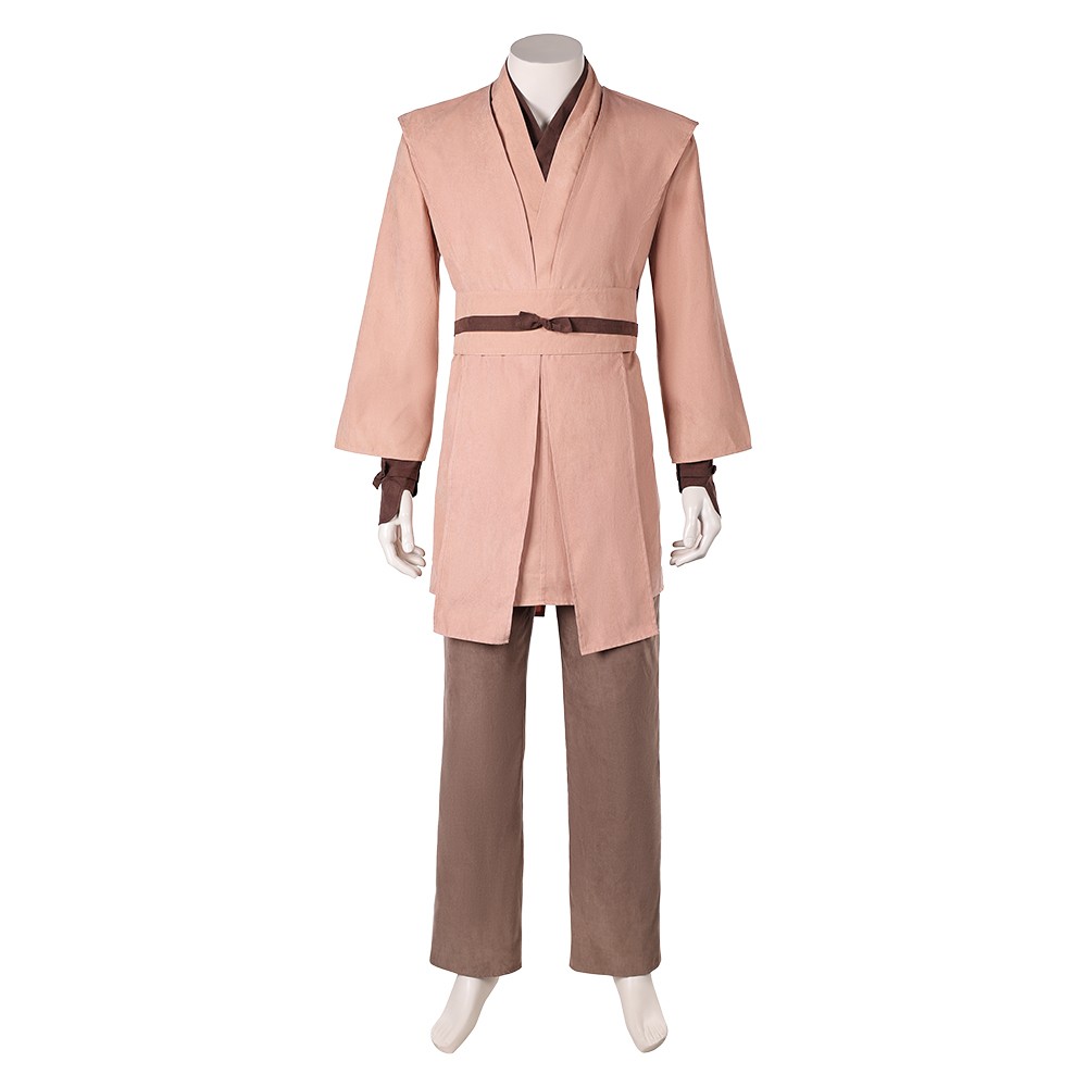 Obi-Wan Kenobi Ensemble de Robe pour Hommes Costume Cosplay Halloween Carnaval