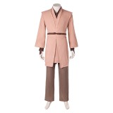Obi-Wan Kenobi Ensemble de Robe pour Hommes Costume Cosplay Halloween Carnaval