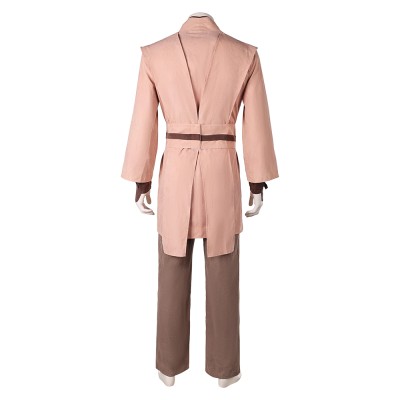 Obi-Wan Kenobi Ensemble de Robe pour Hommes Costume Cosplay Halloween Carnaval