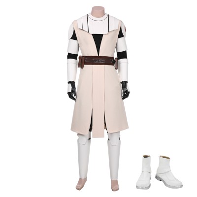 Obi-Wan Kenobi Coat Uniform Suit Cosplay Costume Halloween Carnival Outfit