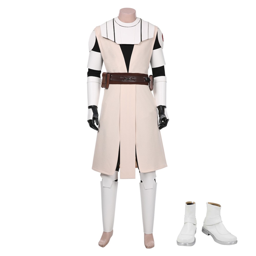 Obi-Wan Kenobi Coat Uniform Suit Cosplay Costume Halloween Carnival Outfit