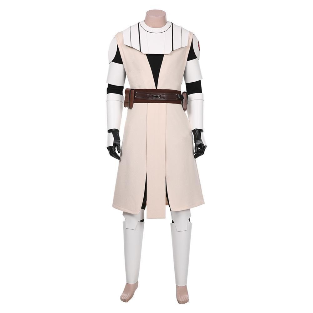 Obi-Wan Kenobi Coat Uniform Suit Cosplay Costume Halloween Carnival Outfit