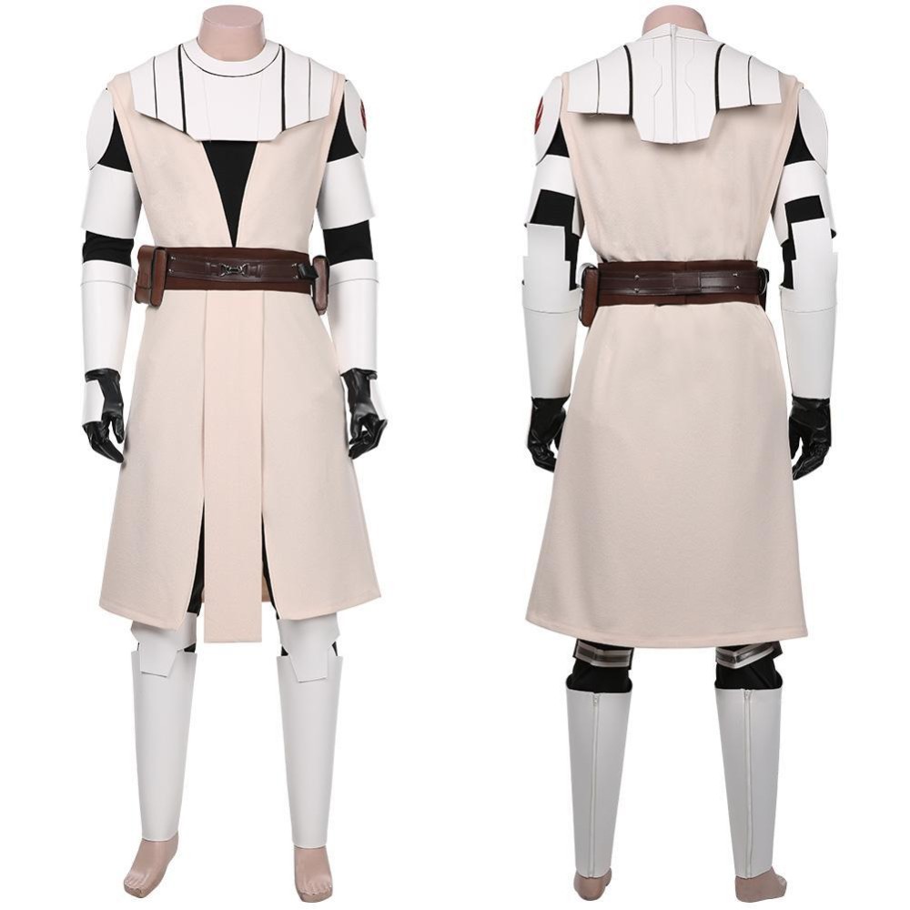 Obi-Wan Kenobi Coat Uniform Suit Cosplay Costume Halloween Carnival Outfit