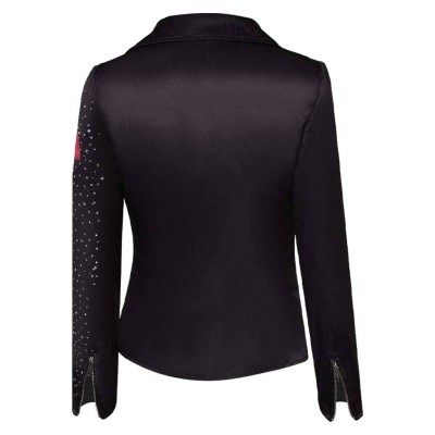 O'Dessa Odessa Black Jacket Cosplay Costume Halloween Carnival Outfit