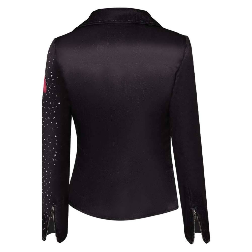 O'Dessa Odessa Black Jacket Cosplay Costume Halloween Carnival Outfit