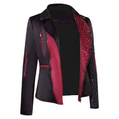 O'Dessa Odessa Black Jacket Cosplay Costume Halloween Carnival Outfit