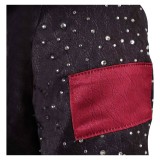 O'Dessa Odessa Black Jacket Cosplay Costume Halloween Carnival Outfit