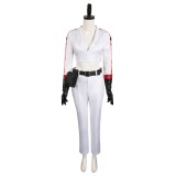 Nuka Cola Girl Femme Ensemble Blanc Costume Cosplay Apocalypse Halloween Carnaval