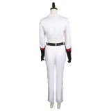Nuka Cola Girl Femme Ensemble Blanc Costume Cosplay Apocalypse Halloween Carnaval