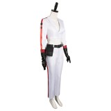 Nuka Cola Girl Femme Ensemble Blanc Costume Cosplay Apocalypse Halloween Carnaval