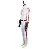 Nuka Cola Girl Femme Ensemble Blanc Costume Cosplay Apocalypse Halloween Carnaval