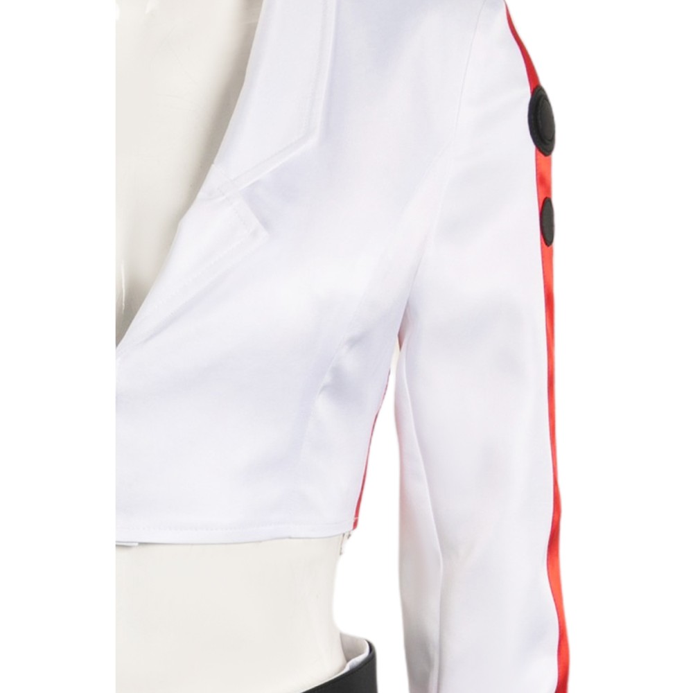 Nuka Cola Girl Femme Ensemble Blanc Costume Cosplay Apocalypse Halloween Carnaval