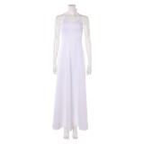 Now You See Me: Now You Don't Henley Reeves White Dress Cosplay Costume Halloween Carnival