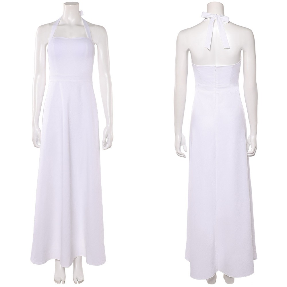 Now You See Me: Now You Don't Henley Reeves White Dress Cosplay Costume Halloween Carnival