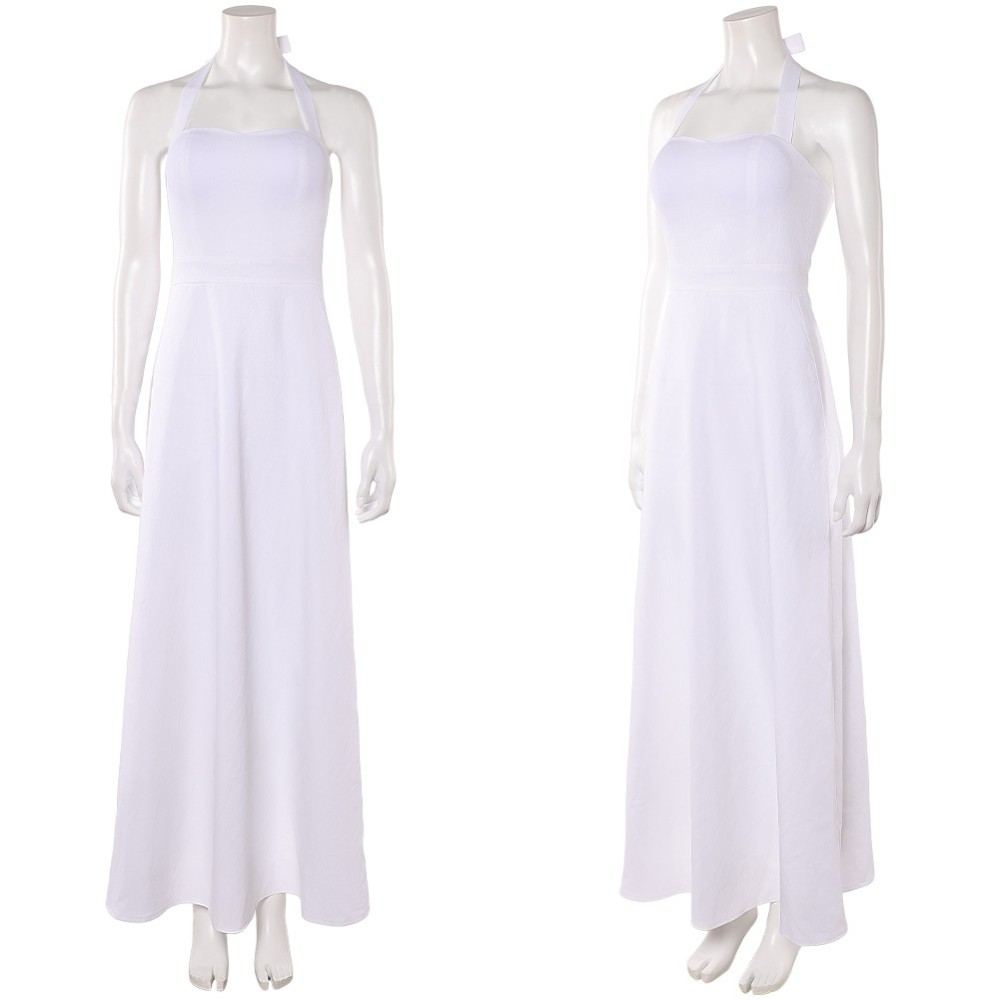 Now You See Me: Now You Don't Henley Reeves White Dress Cosplay Costume Halloween Carnival
