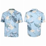 Personne Hutch Mansell Hommes Bleu Ahola Chemise de Plage Fête Costume Cosplay Halloween Carnaval