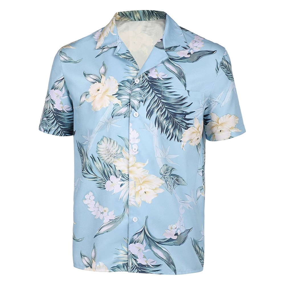 Personne Hutch Mansell Hommes Bleu Ahola Chemise de Plage Fête Costume Cosplay Halloween Carnaval