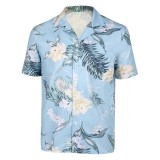 Personne Hutch Mansell Hommes Bleu Ahola Chemise de Plage Fête Costume Cosplay Halloween Carnaval