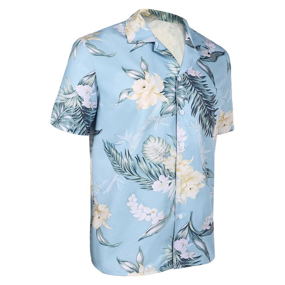 Personne Hutch Mansell Hommes Bleu Ahola Chemise de Plage Fête Costume Cosplay Halloween Carnaval