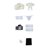 Nikke Déesse de la Victoire Blanc Femme Costume de Cosplay Uniforme Blanc Tenue de Halloween Carnaval