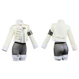 Nikke Déesse de la Victoire Blanc Femme Costume de Cosplay Uniforme Blanc Tenue de Halloween Carnaval