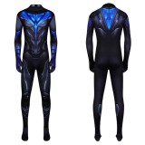 Nightwing Classic Blue Battle Cosplay Costume Halloween Carnival Outfit