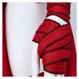 Ensemble de combinaison rouge pour femmes Nightsisters Costume de fête Cosplay Halloween Carnaval