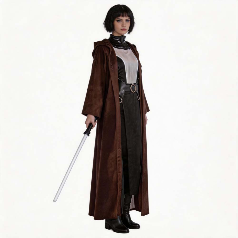 Nightsisters Asajj Ventress Women Brown Cosplay Costume Halloween Carnival Outfit