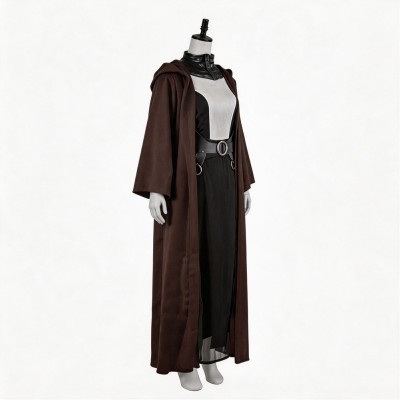 Nightsisters Asajj Ventress Women Brown Cosplay Costume Halloween Carnival Outfit