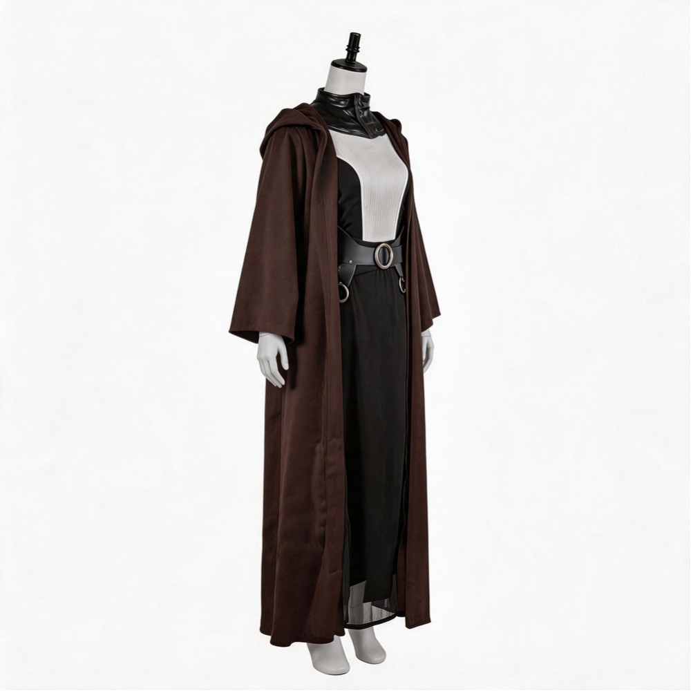 Nightsisters Asajj Ventress Women Brown Cosplay Costume Halloween Carnival Outfit