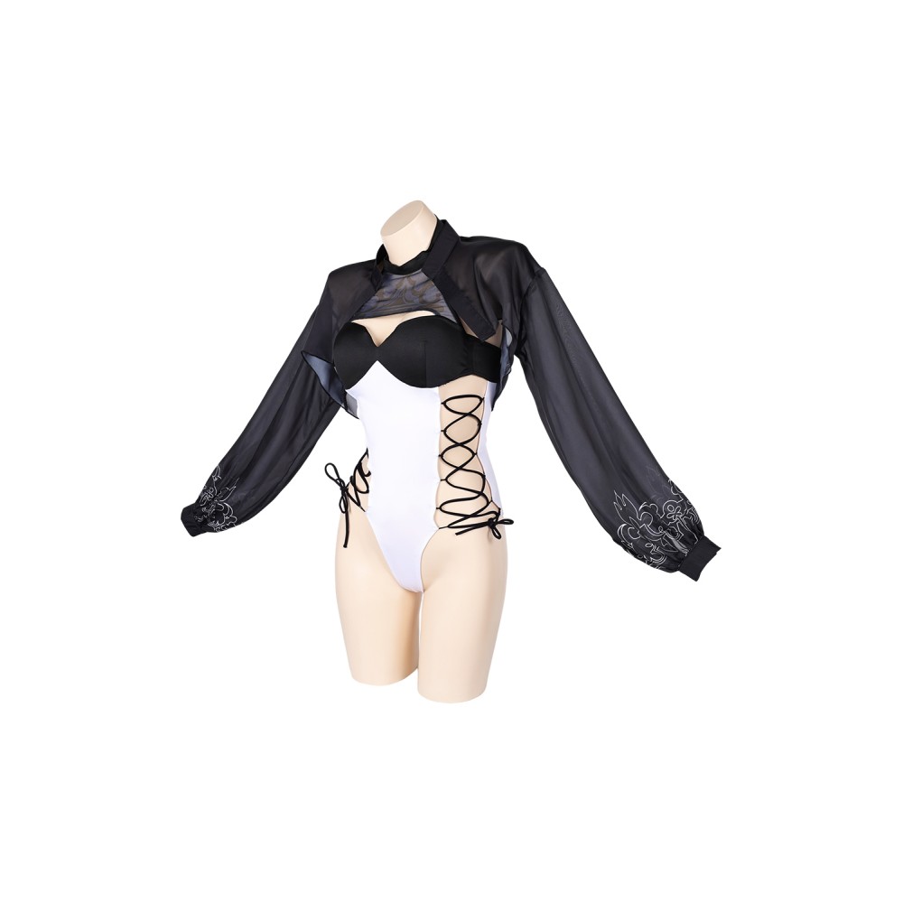 NieR:Automata No2 Type B Ver1.1a Swimsuit Suit Original Design Cosplay Costume Halloween Carnival Outfit