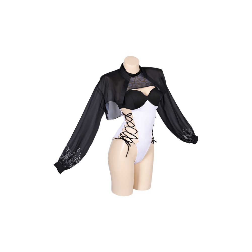 NieR:Automata No2 Type B Ver1.1a Swimsuit Suit Original Design Cosplay Costume Halloween Carnival Outfit