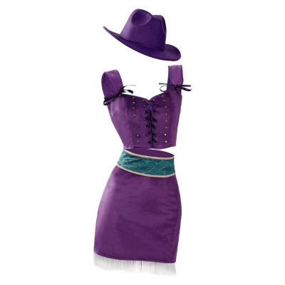 Nico Robin Women Purple Cosplay Costume Halloween Carnival Outfit