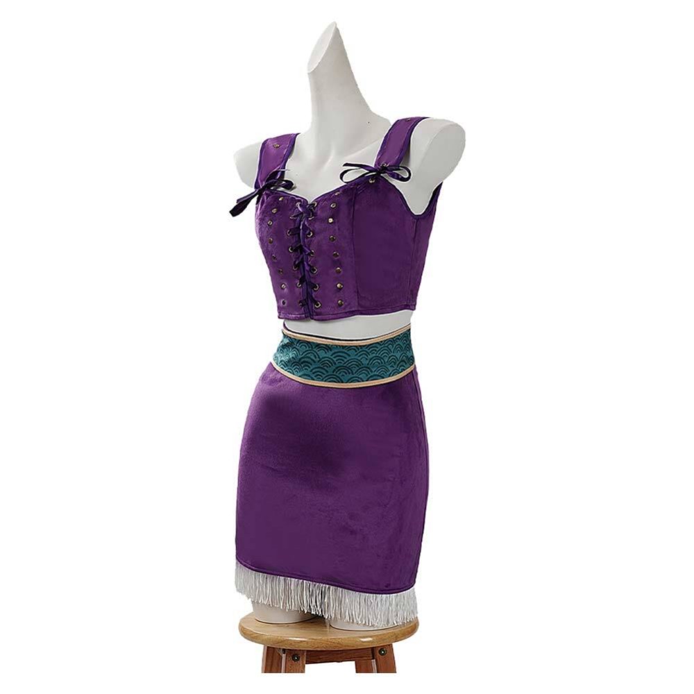 Nico Robin Women Purple Cosplay Costume Halloween Carnival Outfit