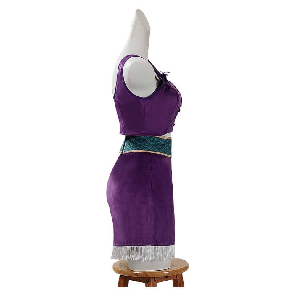Nico Robin Women Purple Cosplay Costume Halloween Carnival Outfit