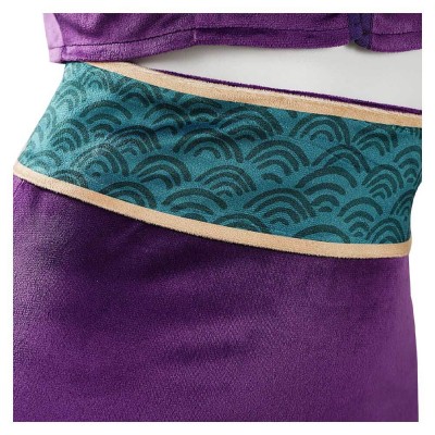 Nico Robin Women Purple Cosplay Costume Halloween Carnival Outfit