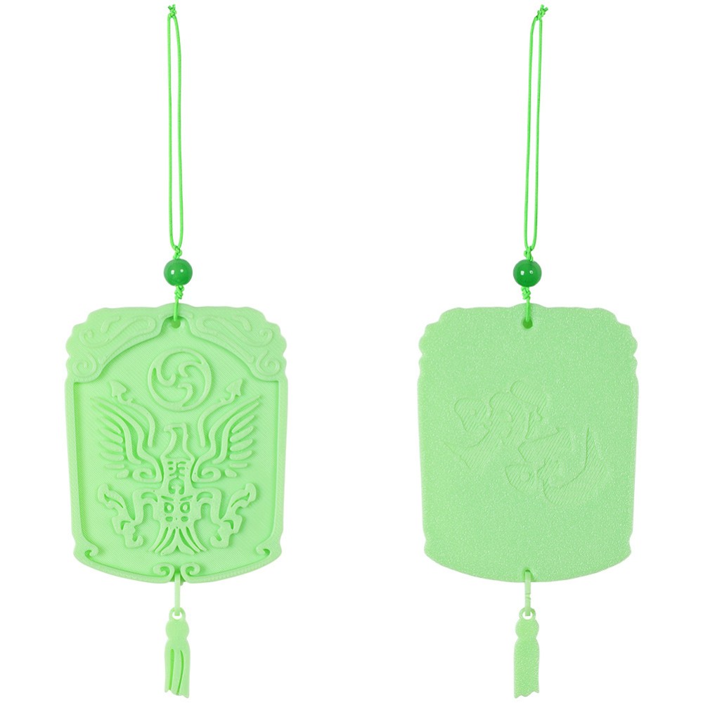 Nezha 2 (2025) Green Emerald Pendant Accessories Cosplay Costume Halloween Carnival