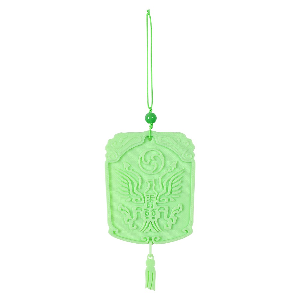 Nezha 2 (2025) Green Emerald Pendant Accessories Cosplay Costume Halloween Carnival