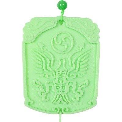 Nezha 2 (2025) Green Emerald Pendant Accessories Cosplay Costume Halloween Carnival