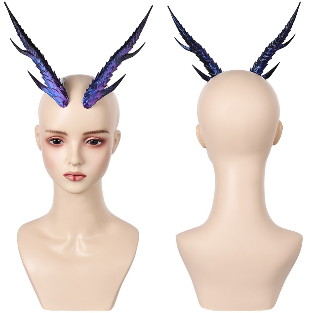 Nezha (2025) Dragon Horn Headband Accessories Cosplay Costume Halloween Carnival