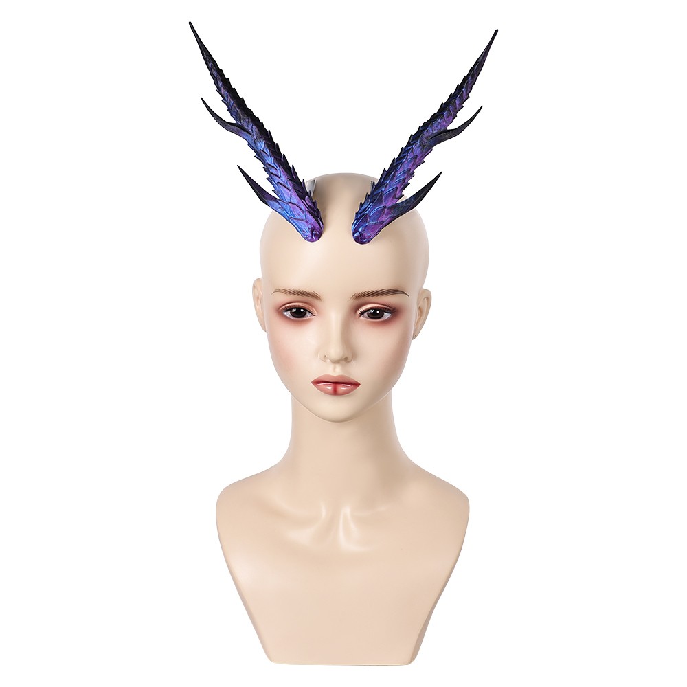 Nezha (2025) Dragon Horn Headband Accessories Cosplay Costume Halloween Carnival