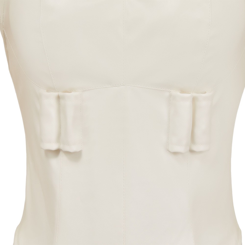 New Panty and Stocking Gunsmith White Jumpsuit Party Cosplay Costume Halloween Carnival