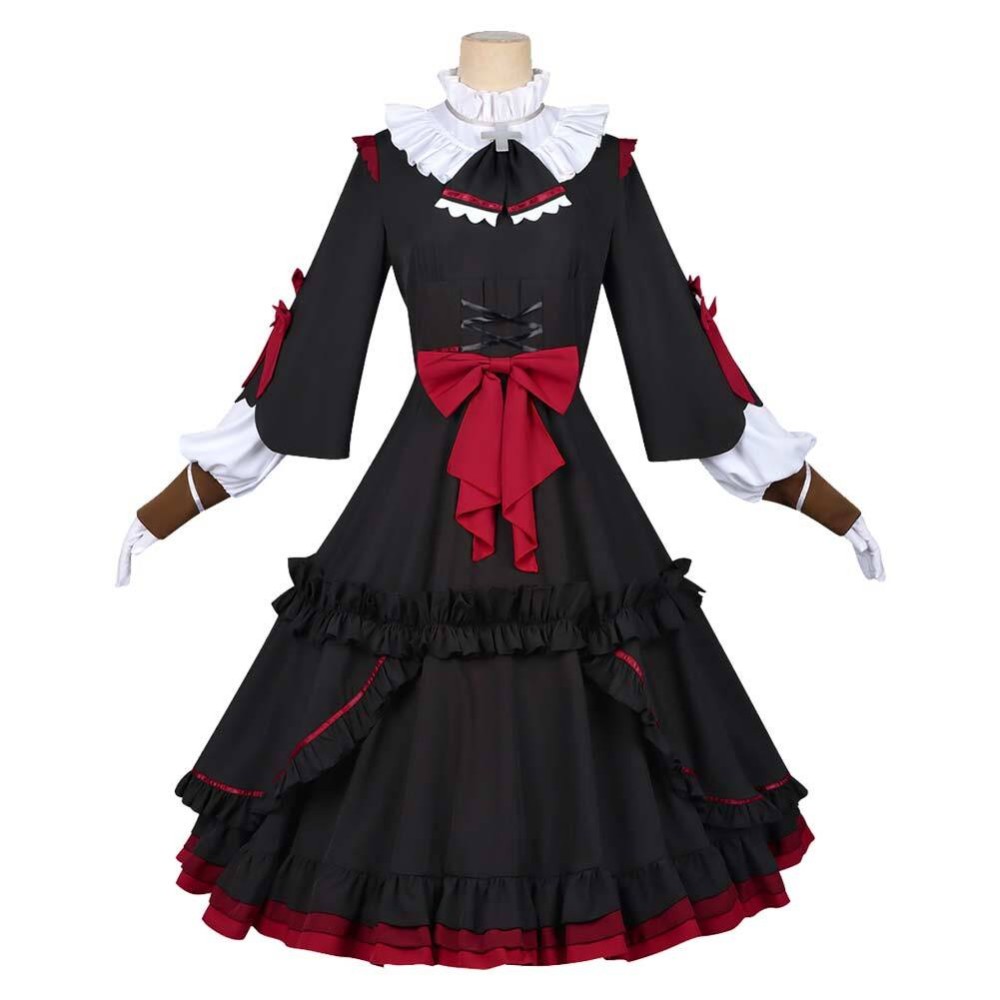 NEEDY GIRL OVERDOSE Michica Gokubara Women Dress Cosplay Costume Halloween Carnival Outfit