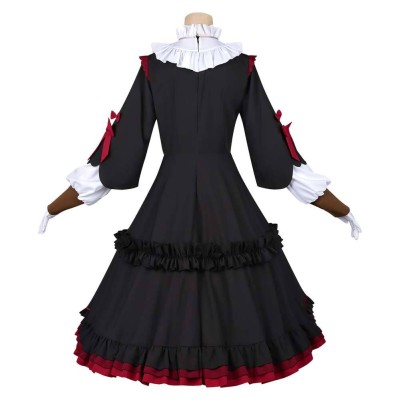 NEEDY GIRL OVERDOSE Michica Gokubara Women Dress Cosplay Costume Halloween Carnival Outfit